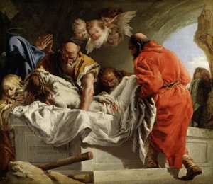 Die Grablegung Christi, 1772 von Giovanni Domenico Tiepolo