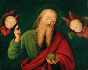 Gottvater mit Engeln, ca. 1510 von Giannicola di Paolo