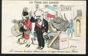 Postkarte, Satirisch in Farben von Gil (1859 1931) Baer
