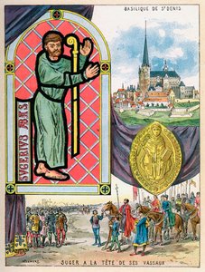 Abt Suger, französischer Abt-Staatsmann, 1898