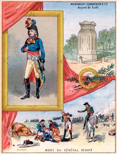 Louis Charles Antoine Desaix, französischer General und Militärführer, 1898 von Gilbert
