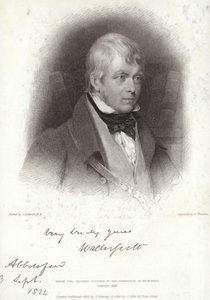 Porträt von Sir Walter Scott