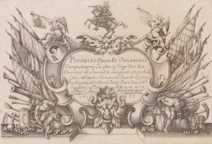 Plusievrs Pieces et Ornements Darquebuzerie 4. erweiterte Ausgabe, ca. 1776 von Gilles Antoine Demarteau