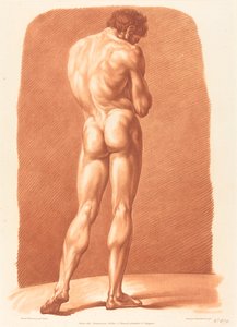 Akademie (679) von Gilles Antoine Demarteau after Jean Jacques François Le Barbier