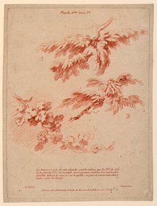 Tafel 2 aus Livre Ier, Principes du dessin dans le genre du Paysage von Gilles Demarteau