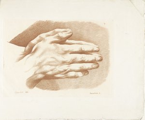 Studie von zwei Händen