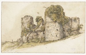 Ansicht des Château de César in Vau von Gilles Neyts