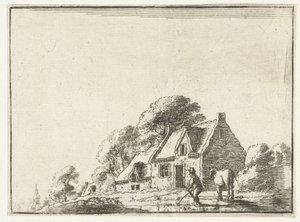 Landschaft mit einem Bauernhof von Gilles Neyts