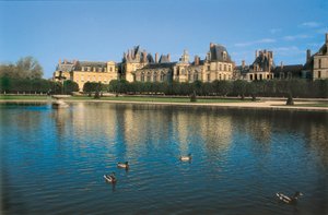 Schloss Fontainebleau in Seine-et-Marne, Frankreich. Architektur von Gilles Le Breton von Gilles and Delorme Philibert Le Breton