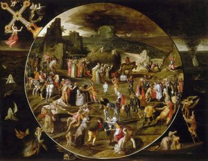 Der Heuwagen, Allegorie der Eitelkeit der Welt von Gillis Mostaert