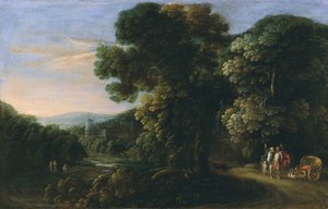 Landschaft mit Venus und Adonis