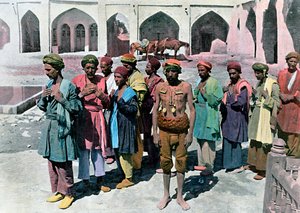 Derwische und Märtyrer, Teheran, um 1890 von Gillot