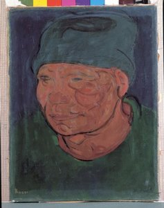 Fischer mit grünem Hut von Gino Rossi