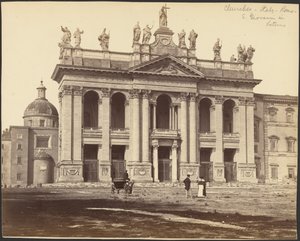 [Fassade der Basilika San Giovanni in Laterano, Rom] von Gioacchino Altobelli