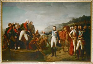 Abschied von Napoleon I. und Zar Alexander I. in Tilsit 1807