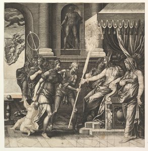 Die Verleumdung des Apelles, 1560