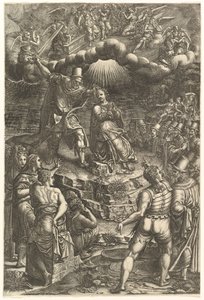 Das Martyrium der Heiligen Barbara von Giorgio Ghisi