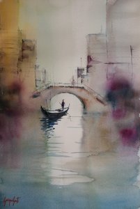 Venedig Kanal Ruhe