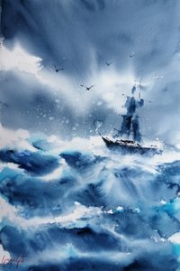 Boot im Sturm 3