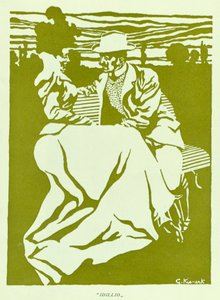 Idylle, veröffentlicht in Novissima von Giorgio Kienerk