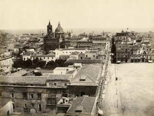 Ansicht von Palermo von Porta Nuova, Sizilien, Italien, Foto von Giorgio Sommer von Giorgio Sommer