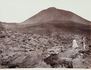 Spaziergang auf der Lava des Vesuvs von Giorgio Sommer