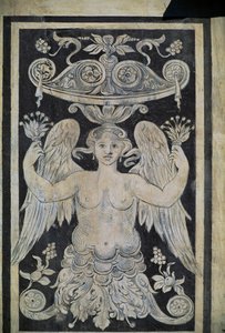 Allegorische Figur, Palazzo dei Cavalieri oder Palazzo della Carovana, Piazza dei Cavalieri, Pisa, Toskana, Italien