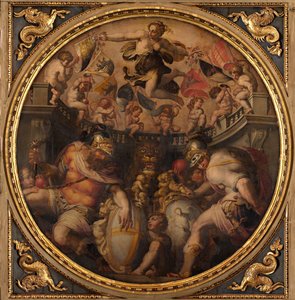 Allegorien der Viertel Santo Spirito und Santa Croce, 1563-1565