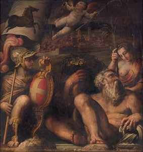 Allegorie von Arezzo, 1563-1565 von Giorgio Vasari