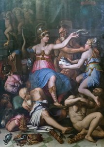 Allegorie der Gerechtigkeit, der Wahrheit und der Laster von Giorgio Vasari