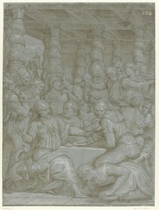 Christus im Haus des Simon des Pharisäers von Giorgio Vasari