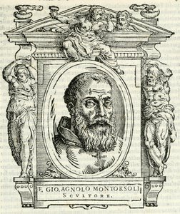 Porträt von Giovanni Angelo Montorsoli, Vasari 1568 von Giorgio Vasari