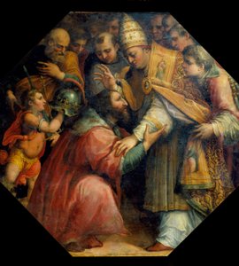 Treffen von Franz I. und Leo X. in Bologna (Konkordat von Bologna 1517), ca. 1558-62