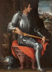 Porträt von Alessandro de Medici in Rüstung von Giorgio Vasari