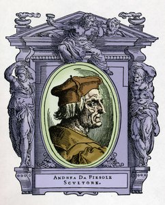 Porträt von Andrea da Fiesole (Andrea Ferrucci) von Giorgio Vasari