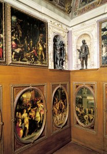 Studiolo von Francesco I, Palazzo Vecchio, Florenz, Italien von Giorgio Vasari