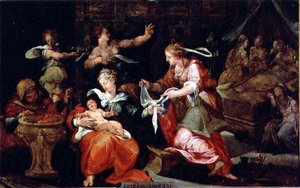 Die Geburt der Jungfrau von Giorgio Vasari