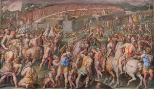 Die Erstürmung der Festung Stampace in Pisa, 1568-1571