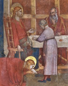Kapelle der Magdalena, die Westwand: Szenen aus dem Leben der Magdalena, 