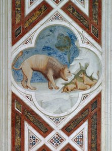 Symbol der Auferstehung Jesu Christi (Detail) von Giotto (c.1266 1337)