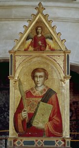 Heiliger Laurentius (San Lorenzo) - Öl auf Holz von Giotto (c.1266 1337)