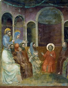 Jesus im Tempel unter den Ärzten (Detail)