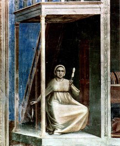 Nr. 3 Szenen aus dem Leben des Joachim: 3. Verkündigung an die heilige Anna (Detail)