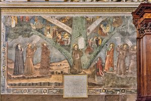 Der Baum des Lebens, rechtes Querschiff von Giotto di Bondone (style of)