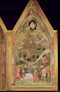 Das Martyrium des Heiligen Paulus, rechte Tafel des Stefaneschi-Triptychons, ca. 1320