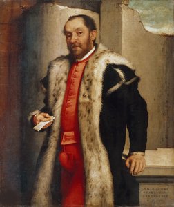 Porträt von Antonio Navagero, 1565 von Giovan Battista Moroni