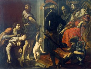 Urteil Salomos von Giovanni Battista Caracciolo
