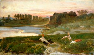Abendzeit auf dem Bauernhof