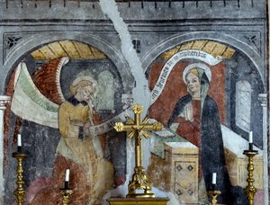 Die Fresken in der Kapelle der Annonciade, Tende um 1470