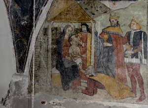 Die Fresken in der Kapelle der Annonciade, Tende um 1470